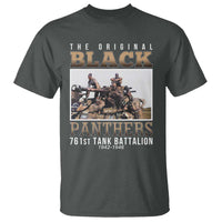 761st Tank Battalion Tribute T Shirt Black Panthers WW2 Heroes