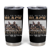 761st Tank Battalion Tribute Tumbler Cup Black Panthers WW2 Heroes