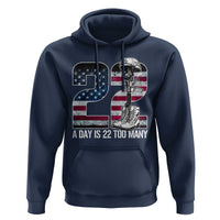 Veteran Suicide Awareness Hoodie 22 A Day is 22 Too Many Veteran Lives Matter