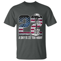 Veteran Suicide Awareness T Shirt 22 A Day is 22 Too Many Veteran Lives Matter
