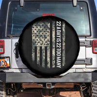 Veteran Suicide Awareness Spare Tire Cover USA Flag 22 A Day Is 22 Too Many