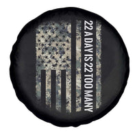 Veteran Suicide Awareness Spare Tire Cover USA Flag 22 A Day Is 22 Too Many