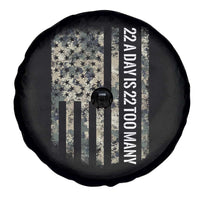 Veteran Suicide Awareness Spare Tire Cover USA Flag 22 A Day Is 22 Too Many