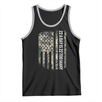 Veteran Suicide Awareness Tank Top USA Flag 22 A Day Is 22 Too Many