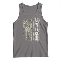 Veteran Suicide Awareness Tank Top USA Flag 22 A Day Is 22 Too Many