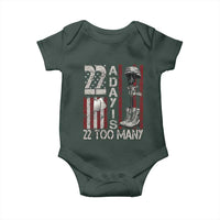 Veteran Suicide Awareness Baby Onesie 22 A Day Is 22 Too Many