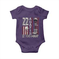 Veteran Suicide Awareness Baby Onesie 22 A Day Is 22 Too Many