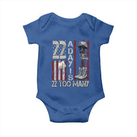 Veteran Suicide Awareness Baby Onesie 22 A Day Is 22 Too Many