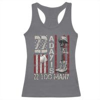 Veteran Suicide Awareness Racerback Tank Top 22 A Day Is 22 Too Many