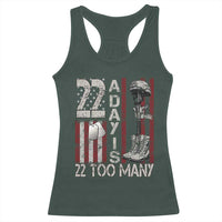 Veteran Suicide Awareness Racerback Tank Top 22 A Day Is 22 Too Many