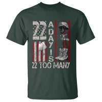 Veteran Suicide Awareness T Shirt 22 A Day Is 22 Too Many