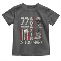 Veteran Suicide Awareness Toddler T Shirt 22 A Day Is 22 Too Many