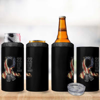 Veteran Suicide Awareness 4 in 1 Can Cooler Tumbler 22 A Day Is 22 Too Many American Flag Ribbon