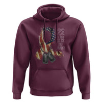 Veteran Suicide Awareness Hoodie 22 A Day Is 22 Too Many American Flag Ribbon
