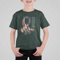 Veteran Suicide Awareness T Shirt For Kid 22 A Day Is 22 Too Many American Flag Ribbon