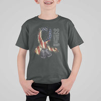 Veteran Suicide Awareness T Shirt For Kid 22 A Day Is 22 Too Many American Flag Ribbon