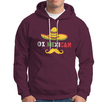 Funny Cinco De Mayo Hoodie Funny 0% Mexican With Sombrero For Cinco De Mayo Costume - Wonder Print Shop