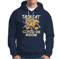 Funny Cinco De Mayo Hoodie Cinco De Mayo Cinco De Meow Mexican Tacocat Tacos Cat Lovers - Wonder Print Shop