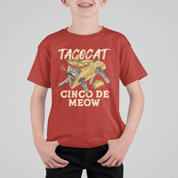 Funny Cinco De Mayo T Shirt For Kid Cinco De Mayo Cinco De Meow Mexican Tacocat Tacos Cat Lovers - Wonder Print Shop