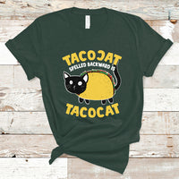 Funny Cinco De Mayo T Shirt Cinco De Mayo Tacocat Spelled Backward Is Tacocat Tacos Cat Lovers - Wonder Print Shop