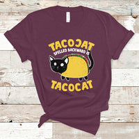 Funny Cinco De Mayo T Shirt Cinco De Mayo Tacocat Spelled Backward Is Tacocat Tacos Cat Lovers - Wonder Print Shop