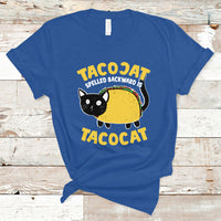 Funny Cinco De Mayo T Shirt Cinco De Mayo Tacocat Spelled Backward Is Tacocat Tacos Cat Lovers - Wonder Print Shop