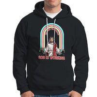 Bible Verse Hoodie Jesus In The Waiting God Is Working Christian Bible Religious - Wonder Print Shop