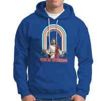 Bible Verse Hoodie Jesus In The Waiting God Is Working Christian Bible Religious - Wonder Print Shop