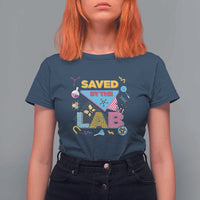Lab Week T Shirt For Women Saved By The Lab Retro Medical Laboratory Tech