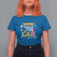 Lab Week T Shirt For Women Saved By The Lab Retro Medical Laboratory Tech