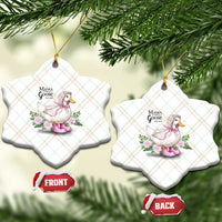 Mama Goose Est 2025 Ceramic Ornament Vintage New Mom Mothers Day - Wonder Print Shop