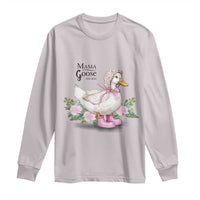 Mama Goose Est 2025 Long Sleeve Shirt Vintage New Mom Mothers Day