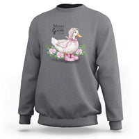 Mama Goose Est 2025 Sweatshirt Vintage New Mom Mothers Day