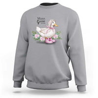 Mama Goose Est 2025 Sweatshirt Vintage New Mom Mothers Day