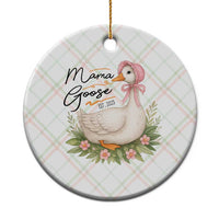 Mama Goose Est 2025 Ceramic Ornament Retro New Mom Mothers Day - Wonder Print Shop