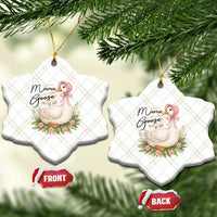 Mama Goose Est 2025 Ceramic Ornament Retro New Mom Mothers Day - Wonder Print Shop