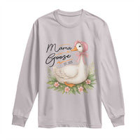 Mama Goose Est 2025 Long Sleeve Shirt Retro New Mom Mothers Day