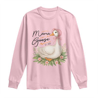 Mama Goose Est 2025 Long Sleeve Shirt Retro New Mom Mothers Day