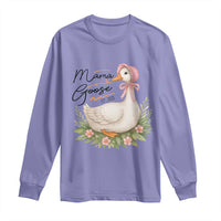 Mama Goose Est 2025 Long Sleeve Shirt Retro New Mom Mothers Day
