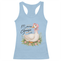 Mama Goose Est 2025 Racerback Tank Top Retro New Mom Mothers Day