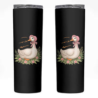 Mama Goose Est 2025 Skinny Tumbler Retro New Mom Mothers Day