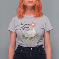 Mama Goose Est 2025 T Shirt For Women Retro New Mom Mothers Day