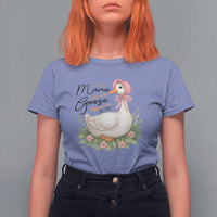 Mama Goose Est 2025 T Shirt For Women Retro New Mom Mothers Day