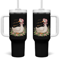 Mama Goose Est 2025 Tumbler With Handle Retro New Mom Mothers Day