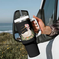 Mama Goose Est 2025 Tumbler With Handle Retro New Mom Mothers Day