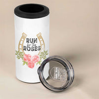 Ky Derby Horse Racing 4 in 1 Can Cooler Tumbler Horses and Roses