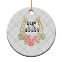 Ky Derby Horse Racing Ceramic Ornament Horses and Roses - Wonder Print Shop