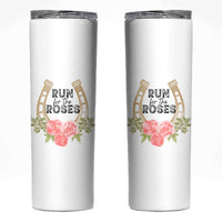 Ky Derby Horse Racing Skinny Tumbler Horses and Roses