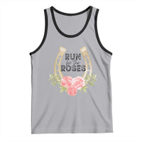 Ky Derby Horse Racing Tank Top Horses and Roses