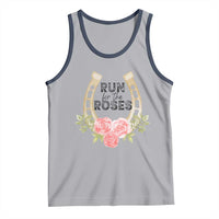 Ky Derby Horse Racing Tank Top Horses and Roses